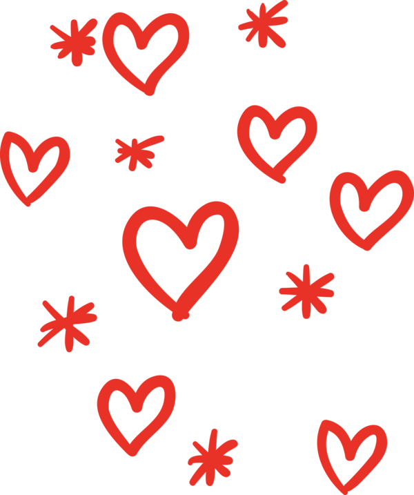 Transparent Valentine's Day Heart Love Symbol for Valentine Heart for Valentines Day