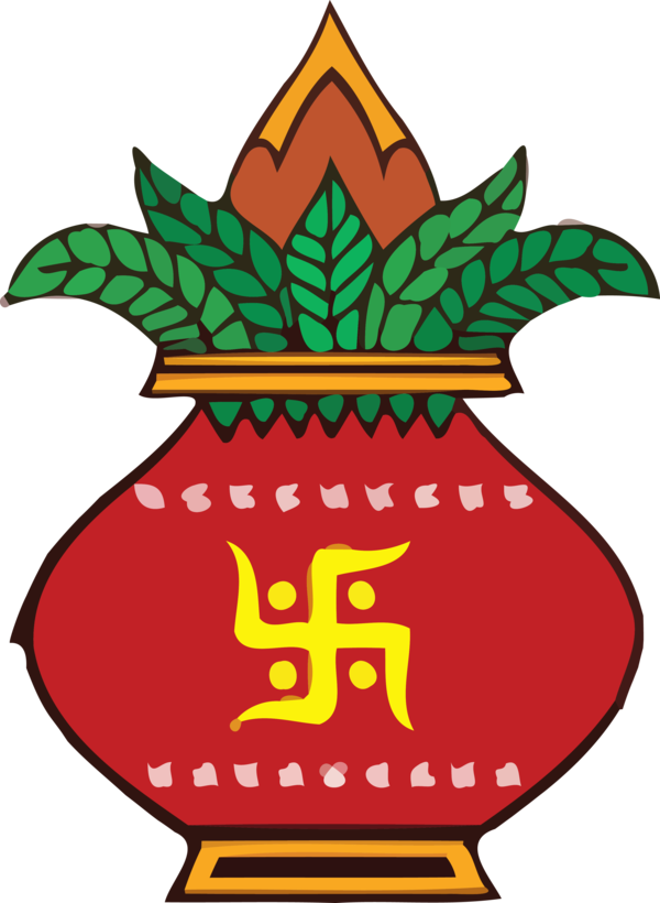 Transparent Ugadi Symbol Emblem for Happy Ugadi for Ugadi