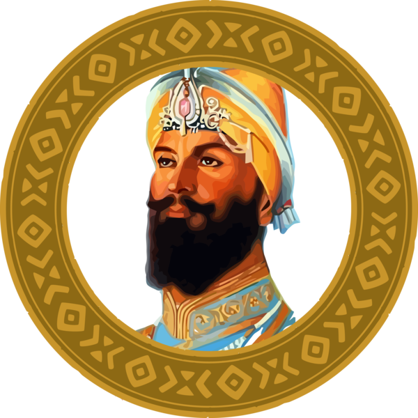Transparent Guru Gobind Singh Jayanti Label Logo Badge for Guru Gobind Singh for Guru Gobind Singh Jayanti