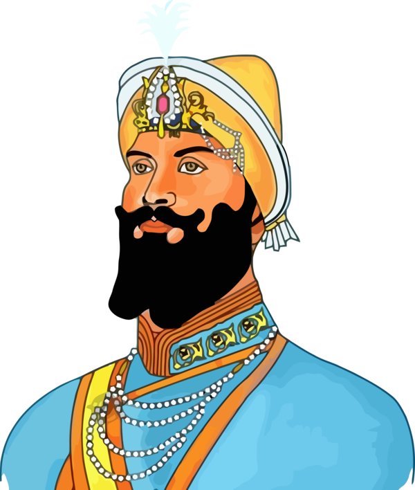 Transparent Guru Gobind Singh Jayanti Moustache Guru for Guru Gobind Singh for Guru Gobind Singh Jayanti