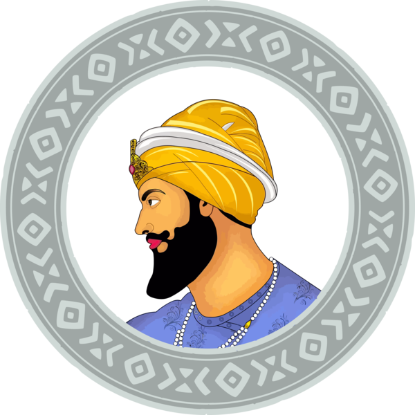 Transparent Guru Gobind Singh Jayanti Yellow Turban Logo for Guru Gobind Singh for Guru Gobind Singh Jayanti