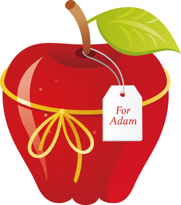 Transparent Valentine's Day Red Fruit Apple for Valentines for Valentines Day