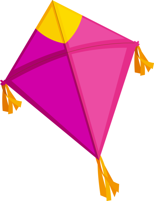Transparent Makar Sankranti Kite Line Triangle for Happy Makar Sankranti for Makar Sankranti