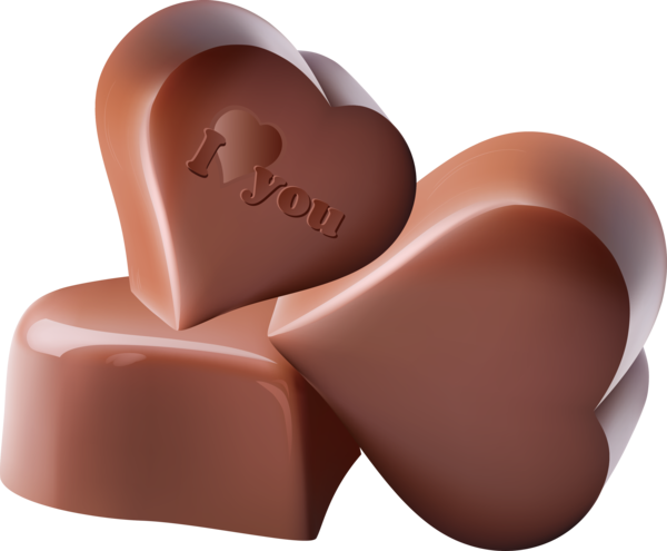 Transparent Valentine's Day Heart Chocolate Praline for Chocolates for Valentines Day