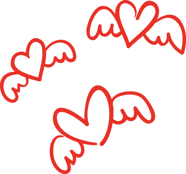 Transparent Valentine's Day Text Heart Font for Valentine Heart for Valentines Day