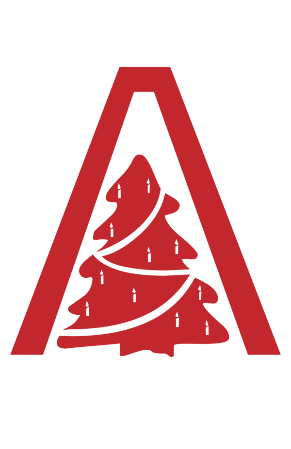 Transparent Christmas Christmas tree Tree Christmas decoration for Christmas Alphabet for Christmas