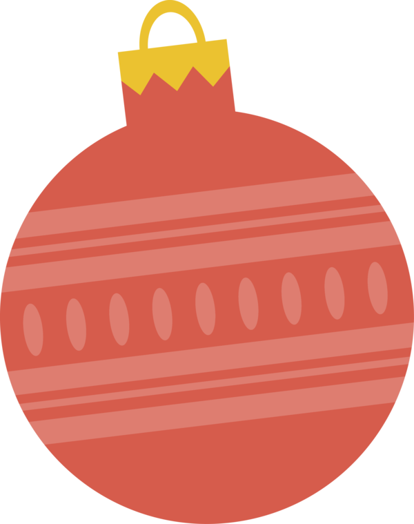 Transparent Christmas Orange Red Circle for Christmas Bulbs for Christmas