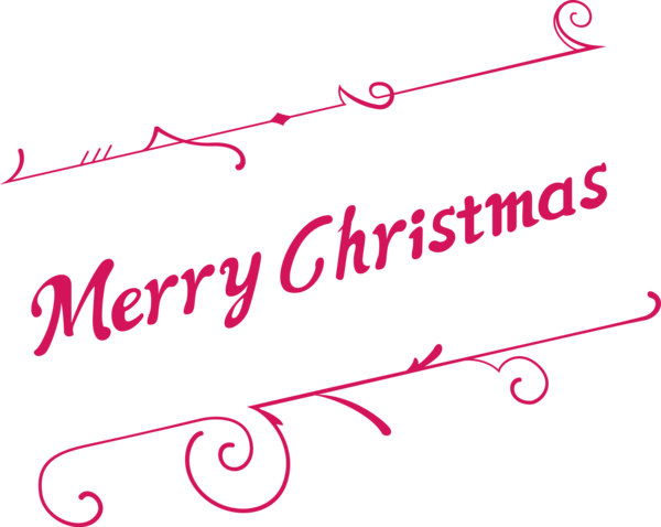 Transparent Christmas Text Pink Line for Christmas Fonts for Christmas