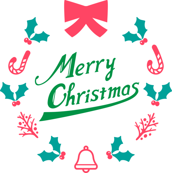Transparent Christmas Text Green Leaf for Christmas Fonts for Christmas