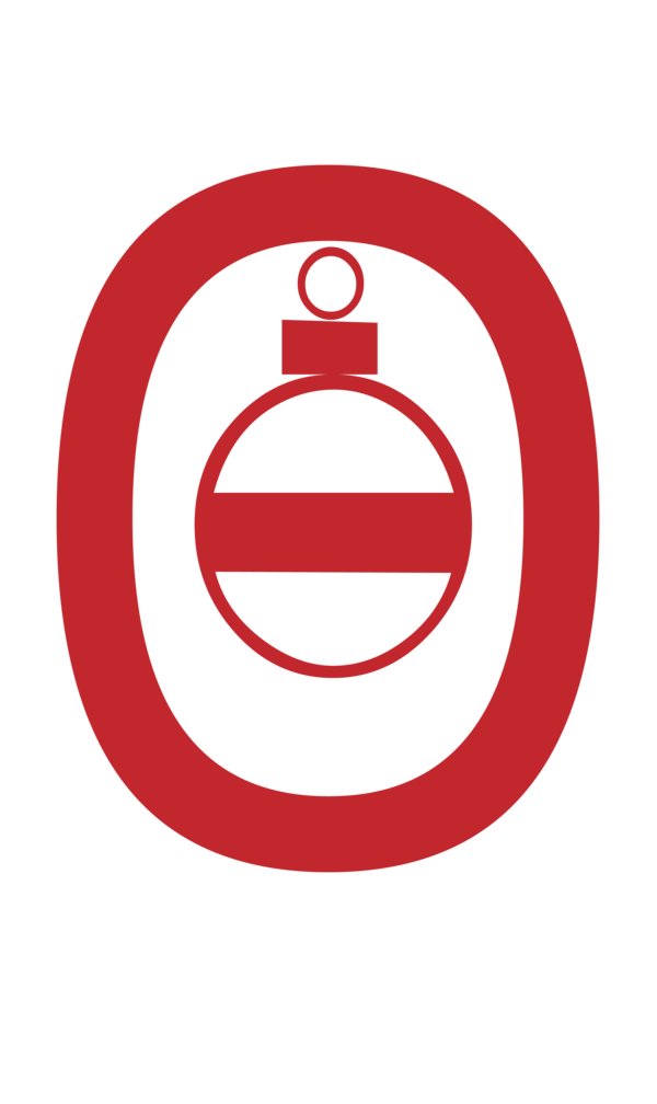 Transparent Christmas Red Circle Line for Christmas Alphabet for Christmas