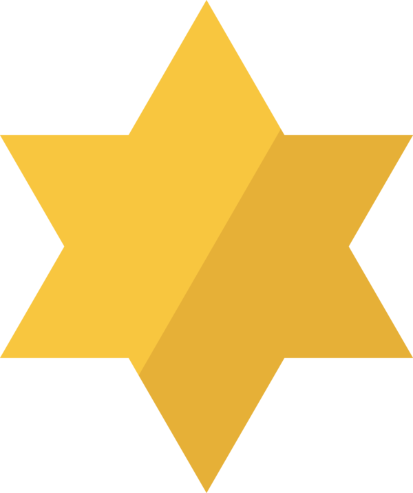 Transparent Christmas Yellow Line Pattern for Christmas Star for Christmas