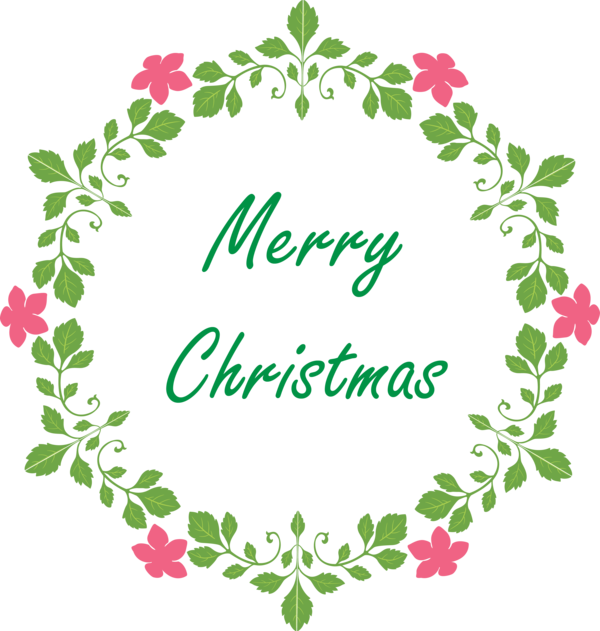 Transparent Christmas Text Pink Leaf for Christmas Fonts for Christmas