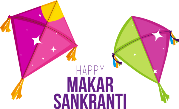 Transparent Makar Sankranti Purple Line Sport kite for Kite Flying for Makar Sankranti