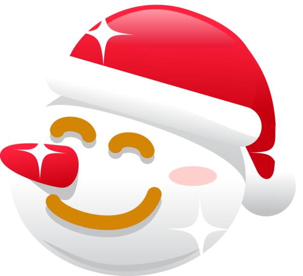 Transparent Christmas Emoticon Icon Smile for Snowman for Christmas