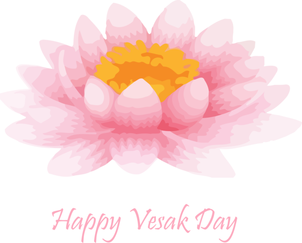 Transparent Vesak Pink Petal Flower for Buddha Day for Vesak