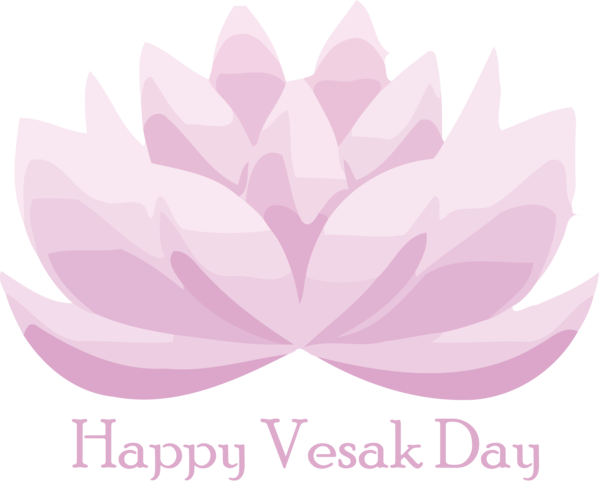 Transparent Vesak Pink Lotus family Sacred lotus for Buddha Day for Vesak