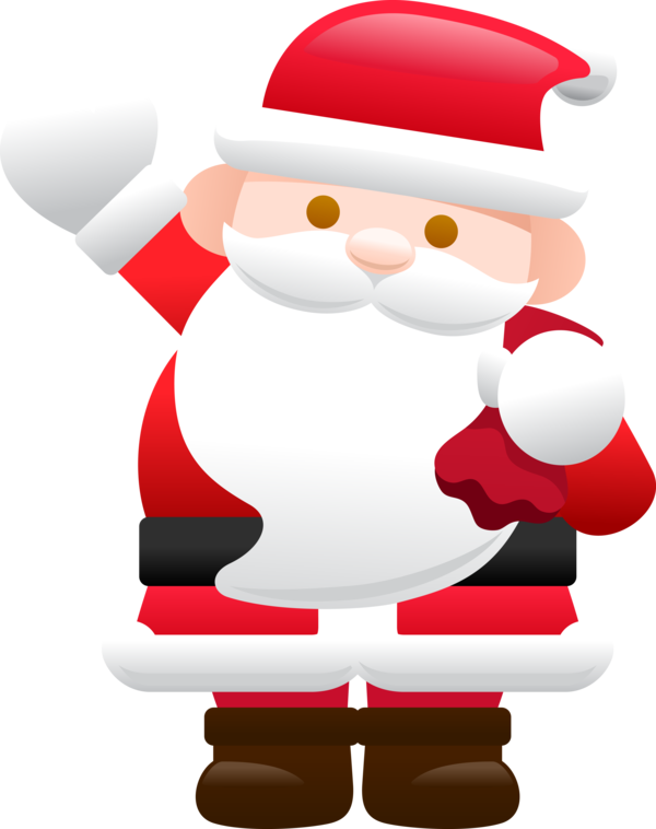 Transparent Christmas Santa claus Cartoon for Santa for Christmas