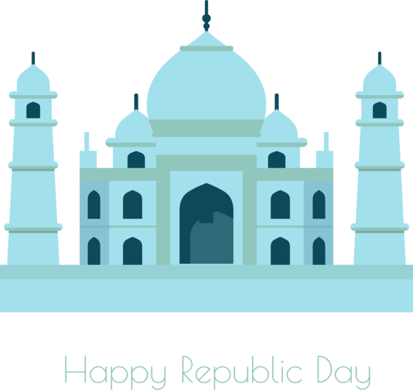 Transparent India Republic Day Landmark Mosque Holy places for Happy India Republic Day for India Republic Day