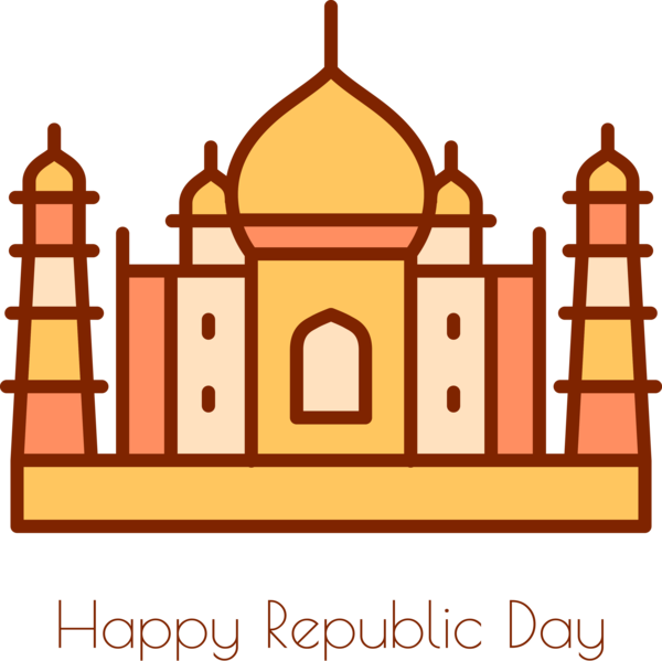 Transparent India Republic Day Place of worship Architecture Building for Happy India Republic Day for India Republic Day