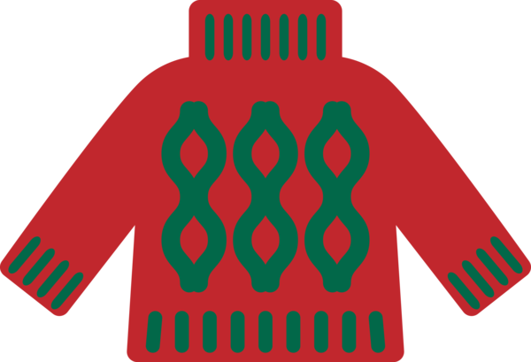 Transparent Christmas Red for Christmas Sweater for Christmas