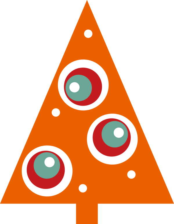 Transparent Christmas Triangle Triangle Circle for Christmas Tree for Christmas