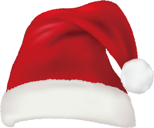 Transparent Christmas Red Santa claus Headgear for Santa for Christmas