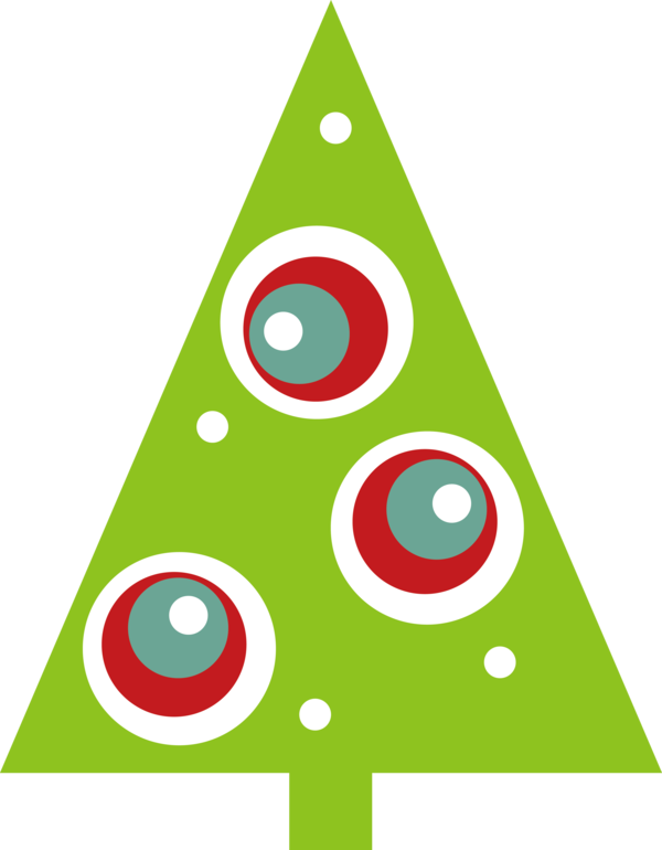 Transparent Christmas Christmas tree Triangle Circle for Christmas Tree for Christmas