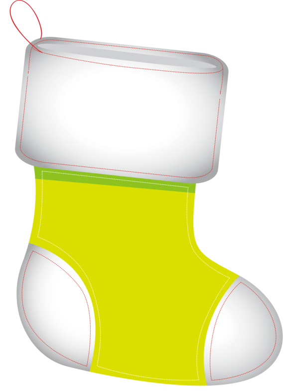 Transparent Christmas Yellow for Christmas Stocking for Christmas