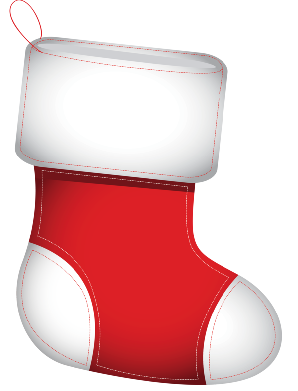 Transparent Christmas Red for Christmas Stocking for Christmas