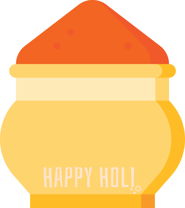 Transparent Holi Yellow Orange Line for Happy Holi for Holi