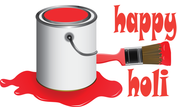 Transparent Holi Red Beverage can Material property for Happy Holi for Holi