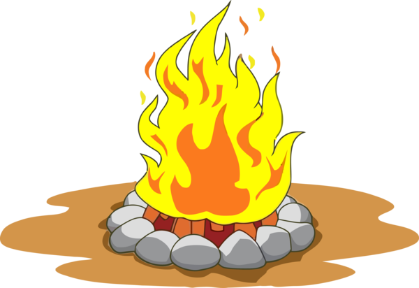 Transparent Lohri Flame Fire Campfire for Happy Lohri for Lohri