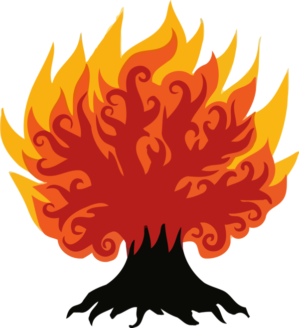 Transparent Lohri Flame Tree Fire for Happy Lohri for Lohri