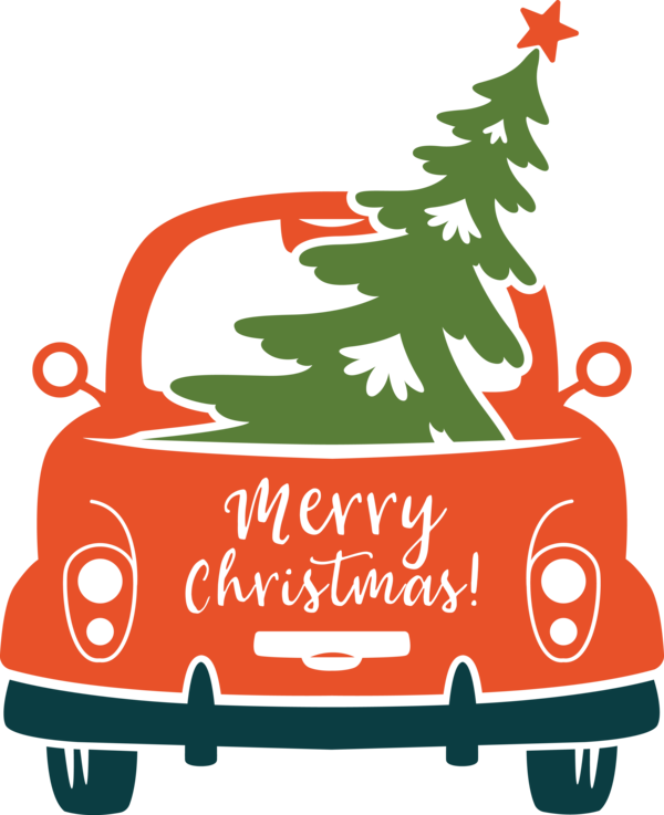 Transparent Christmas Vehicle Car Christmas tree for Merry Christmas for Christmas
