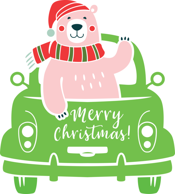 Transparent Christmas Vehicle Car for Merry Christmas for Christmas