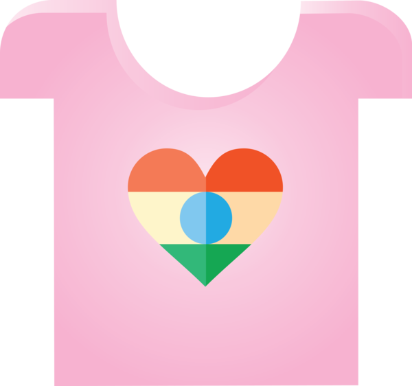 Transparent India Republic Day Clothing Heart Font for Happy India Republic Day for India Republic Day