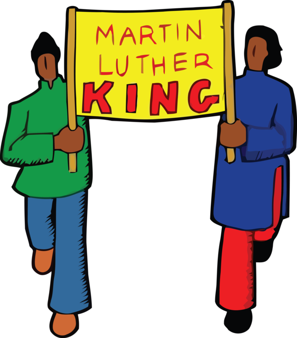 Transparent Martin Luther King Jr. Day Cartoon Sharing Conversation for MLK Day for Martin Luther King Jr Day