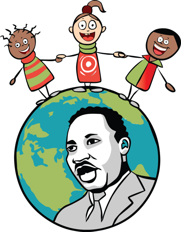 Transparent Martin Luther King Jr. Day Facial expression Cartoon Cheek for MLK Day for Martin Luther King Jr Day