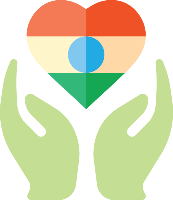 Transparent India Republic Day Logo Hand Gesture for Happy India Republic Day for India Republic Day