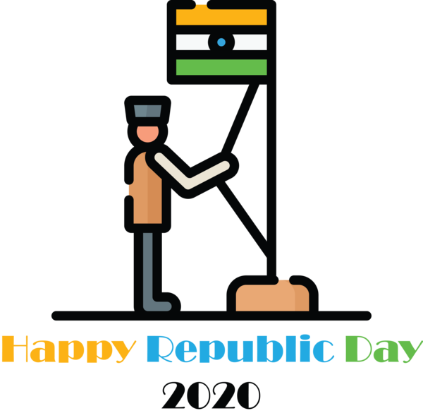 Transparent India Republic Day Line for Happy India Republic Day for India Republic Day