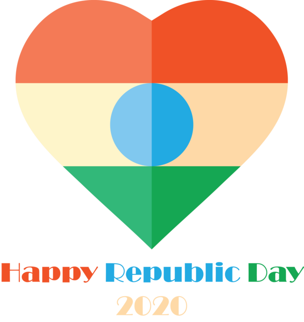 Transparent India Republic Day Line Heart Logo for Happy India Republic Day for India Republic Day