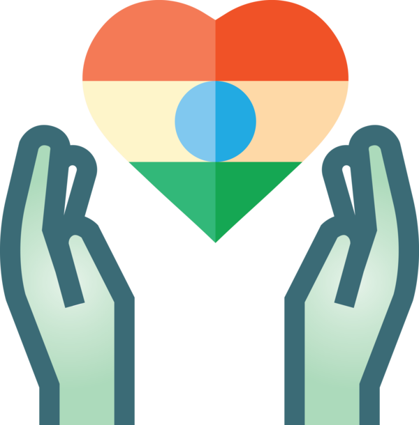 Transparent India Republic Day Logo Font Gesture for Happy India Republic Day for India Republic Day
