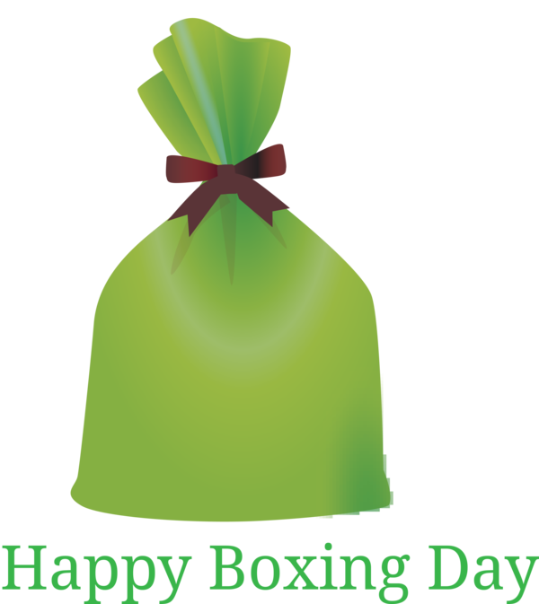 Transparent Boxing Day Green Leaf for Happy Boxing Day for Boxing Day
