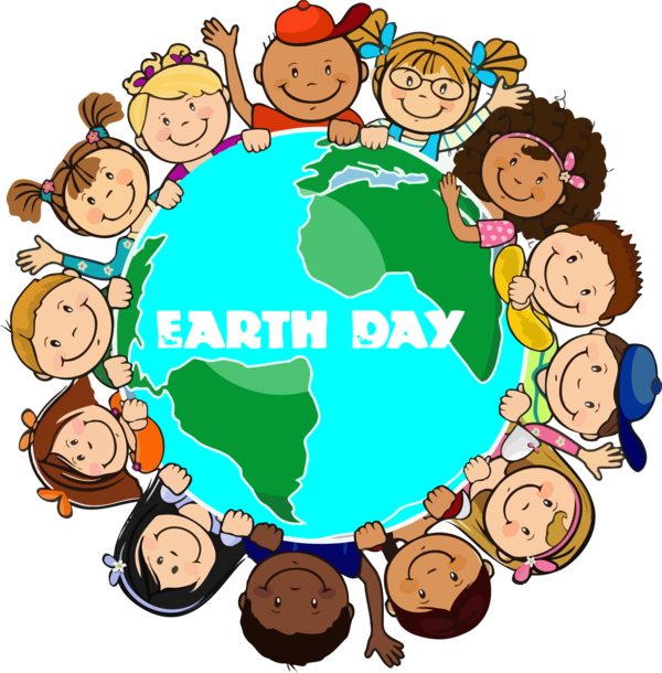Transparent Earth Day People Cartoon Sharing for Happy Earth Day for Earth Day