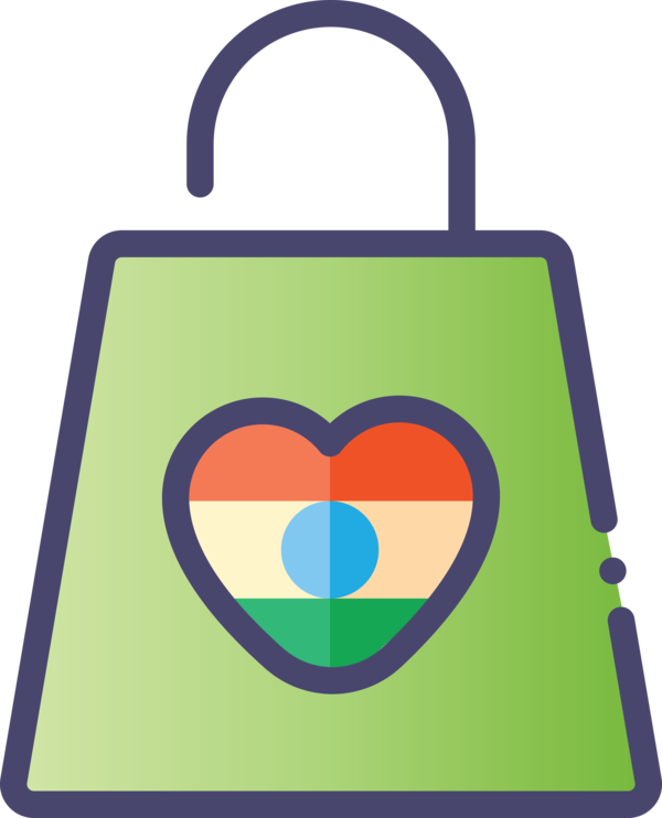 Transparent India Republic Day Bag Handbag Luggage and bags for Happy India Republic Day for India Republic Day