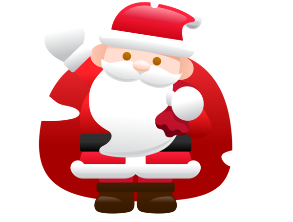 Transparent Christmas Santa claus Cartoon for Santa for Christmas