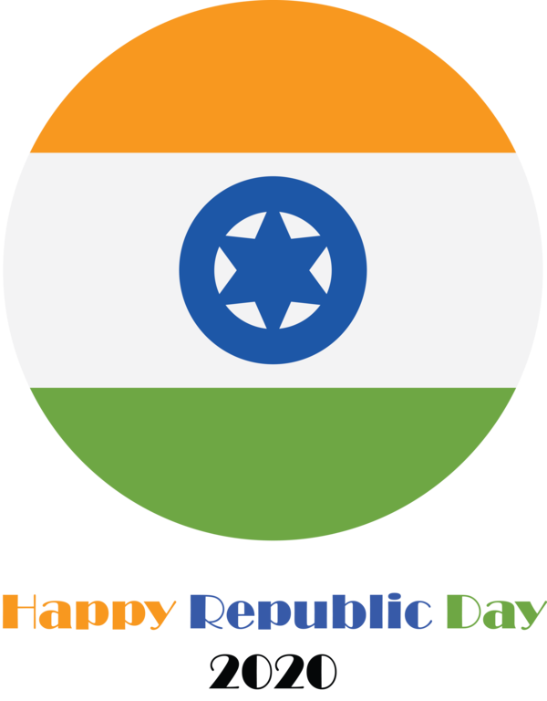 Transparent India Republic Day Logo Circle Symbol for Happy India Republic Day for India Republic Day