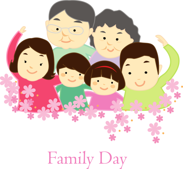 Transparent Family Day People Cartoon Cheek for Happy Family Day for Family Day