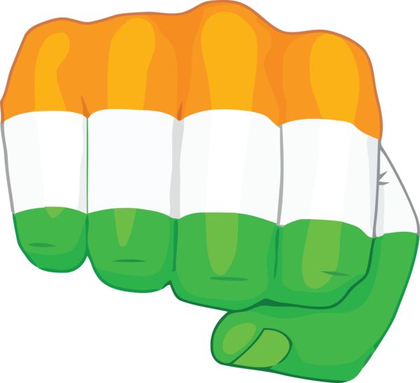 Transparent India Republic Day Green Yellow for Happy India Republic Day for India Republic Day