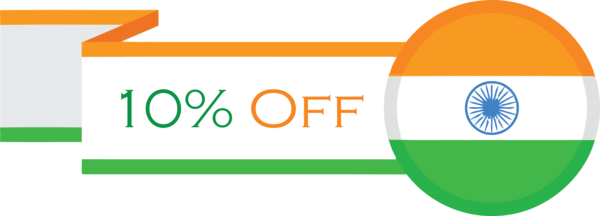 Transparent India Republic Day Green Text Line for Happy India Republic Day for India Republic Day